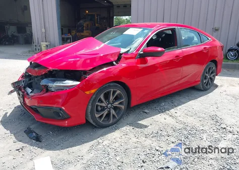 2019 Honda Civic Sport из США, поврежденный, VIN 2HGFC2F83KH564316